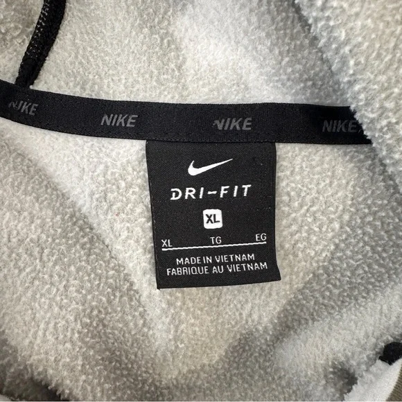 Nike Fleece Hoodie Men's Size XL Green Camo Pullover Sweatshirt Dri Fit BV2740 - Picture 4 of 8